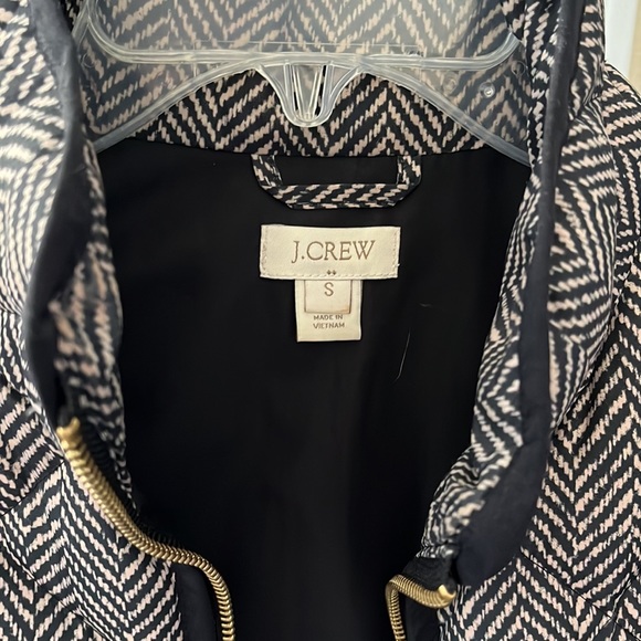 EUC J. Crew herringbone down puffer vest - Picture 2 of 2